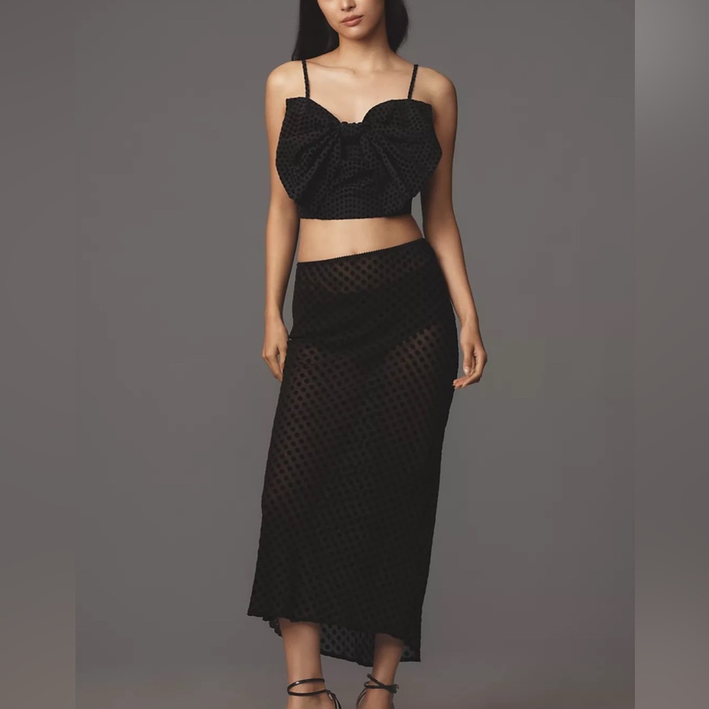 Anthropologie The Tilda Sheer Slip Skirt by Maeve- SOLD OUT on line NWT 34” long